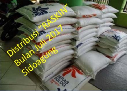 Dsitribusi Raskin Bulan Juli